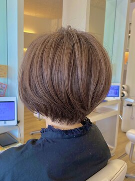 ステラ 嵯峨店(stella) 大人可愛い丸みショート♪ステップボーンカット/40代50代