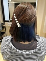 アズール 草加(azule)&nbsp;インナーカラー　ネイビー