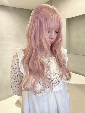 ペレ 梅田(PELE) 前髪/アンブレラカラー/こなれミディ/イメチェン/ウェーブパーマ