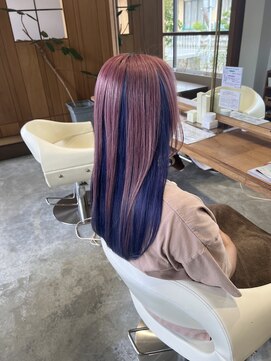 フラム(fulam) ピンク×インナーネイビー