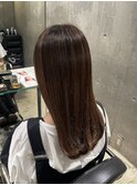 ハイライト等の複雑履歴も弱酸性縮毛矯正でウル艶に！(飯田)
