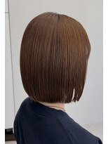 ビューナゴヤ 名駅(VIEW NAGOYA)&nbsp;黒髪/ボブルフ/小顔/ブリーチ無し/ベージュカラー