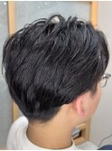 【isola】メンズ/ニュアンスパーマ/バリカンなしツーブロ風