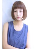 【ROSE】オン眉ボブ＿ミルクティーベージュ