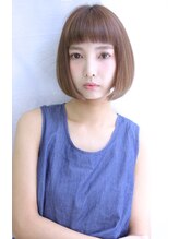 ロゼ 石橋(Rose) 【ROSE】オン眉ボブ＿ミルクティーベージュ