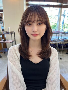 ガーデン 渋谷(GARDEN) 美髪イメチェンくびレイヤーミディアムワイドバングヘア