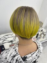 マスカリ(muscali)&nbsp;【原田】ベージュ　イエロー　グラデーション　ルーツカラー