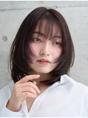 大人可愛い/顔周りレイヤー／ダークブラウン
