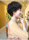 ショートパーマ/似合わせ/デザインカット