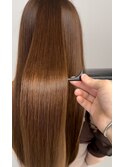 美髪_髪質改善_ナチュラルブラウン