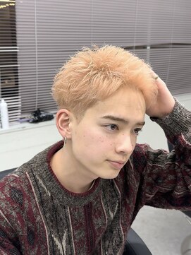 メンズペレ 渋谷(MEN'S PELE) MEN’S HAIR/ブルーブラック/フェザーパーマ/渋谷