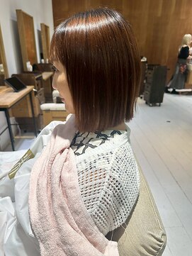 ヘアリゾート粋 リマ 銀座店(lima) 艶髪ミディアム/髪質改善/ブラウンアッシュ