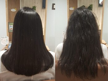 ヘアーリゾート モアナ(hair Resort moana)の写真/【本八幡駅徒歩5分】失敗した事のある方へ…髪質を見極め、潤いと艶のある思い通りの自然なストレートへ♪