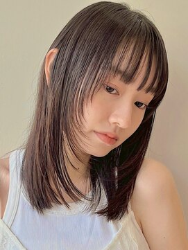 ガーデン 銀座(GARDEN) 顔まわりレイヤー/小顔/ココアベージュ/ミディアム/２０代３０代