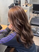 トゥイン 八王子(TWIN)&nbsp;ハイライト/ココアベージュ/似合わせカット/レイヤーカット