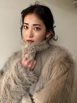 ノラギンザユー(NORA GINZA/U)&nbsp;ポイントパーマもみあげパーマアレンジ