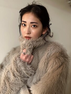 ノラギンザユー(NORA GINZA/U) ポイントパーマもみあげパーマアレンジ