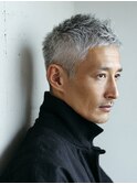 白髪を活かす｜大人メンズショート
