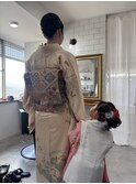 早朝よりOK!親子で、七五三訪問着着付け/立川
