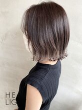 アーサス ヘアー デザイン 千葉店(Ursus hair Design by HEADLIGHT)&nbsp;ミニボブ×裾カラーエンドカラー×ダークアッシュ小顔似合わせ