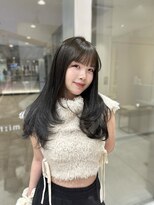 アピッシュ 国分寺(apish) オリーブグレージュ×レイヤーカット