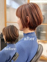 ヘアサロン ドットプラス 町田店(dot. plus)&nbsp;【市井友佳子】伸びても崩れにくい大人ショートボブ/町田