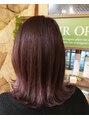 クレドガーデン 綾瀬店(CRED GARDEN)&nbsp;☆王道外ハネ☆裾ブリーチでバイオレットグラデーション綾瀬