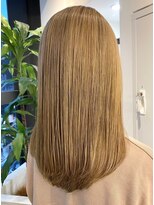 ジーナ 船橋(Zina)&nbsp;小顔セミウェットウェーブピンクベージュハイライトカラー