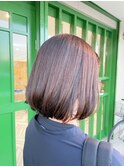 栗みたいなブラウンカラー