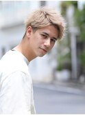 マッシュショートハイトーンカラーブリーチカラー札幌大通