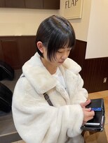 フラップ(FLAP)&nbsp;顔まわりウルフなぱつっとボブ！