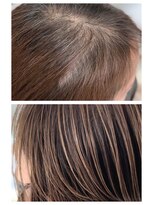 クリア(Clear)&nbsp;白髪ぼかしハイライト 髪質改善トリートメントカラー