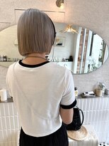 コス(KOS)&nbsp;ケアブリーチ/ダブルカラー/ボブ/ケアブリーチ/デザインカラー