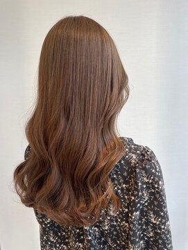 ガリカ 博多(Gallica) <長まなみ>透け感たっぷり明るめベージュに愛されゆるふわロング