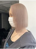 ハイトーンカラーダブルカラーミルクティーベージュレイヤー池袋