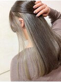 【lamp斉藤】イヤリングカラー×ベージュ