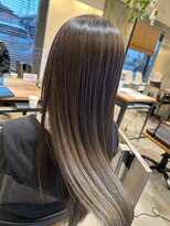 グランデュール 藤枝店(GRANDEUR)&nbsp;ミルクティーベージュダブルカラー/インナーカラー/ケアブリーチ