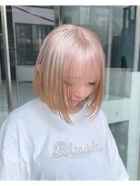 ヲタク(wotaku.)&nbsp;ホワイトミルクティーベージュハイトーンダブルカラーブリーチ