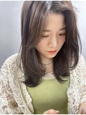 ★オリーブベージュレイヤーカット