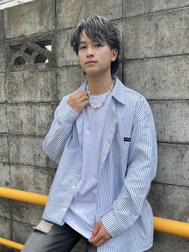 バース バイ ハピネス(BIRTH by happiness) 毛流れパーマ/コンマバング/カルマパーマ/フェザーパーマ