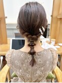Say.ree  ヘアセット 編み下ろし 表参道 青山 2次会 ローポニー