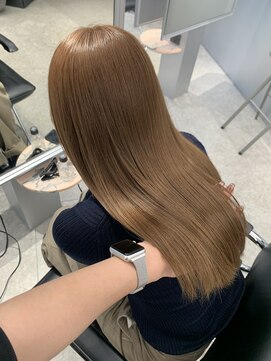 ペレ 梅田(PELE) 黒髪/ボブルフ/ネビージュ/小顔/ワンレン/梅田/髪質改善/前髪