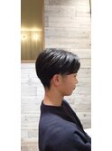 刈り上げセンターパート