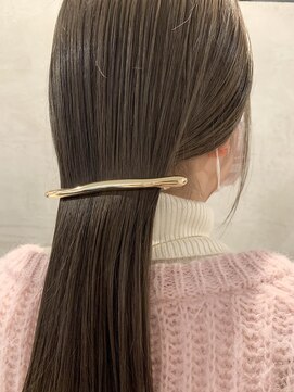 ユニコ(unico) ブリーチなしダブルカラー/マロンベージュ