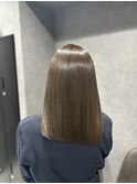 ブリーチ無しで出来る透明感オリーブカラー