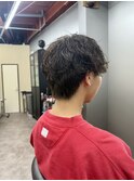 シャドウパーマ×マッシュ