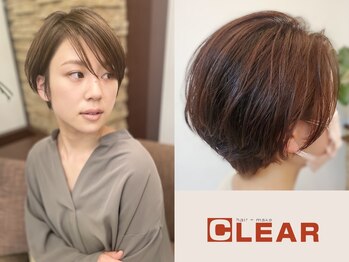 ヘアメイク クリア 本店(hair+make CLEAR)の写真/小顔補正立体カットが得意のスタイリストが多数在籍◎輪郭を見抜きお客様をさらに美しく綺麗に…♪