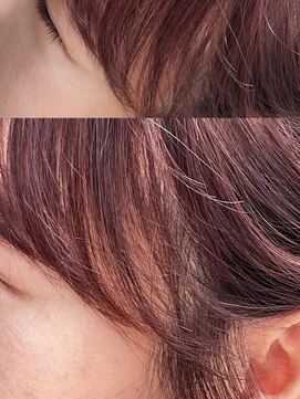 ボコカ(bococa) 【Vicky指名】カシスピンクブリーチなしカラー レイヤー