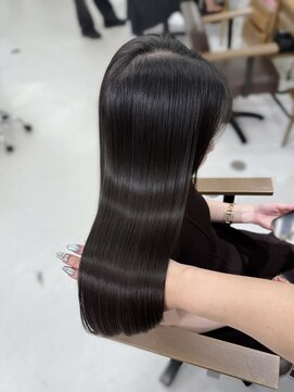 ハピネス 梅田茶屋町店(HAPPINESS) 韓国風/レイヤーカット/顔周り/顔まわり/髪質改善/ベージュ