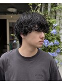 無造作シャドウパーマ